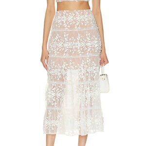 NWT Bronx and Banco Megan Skirt in White size medium